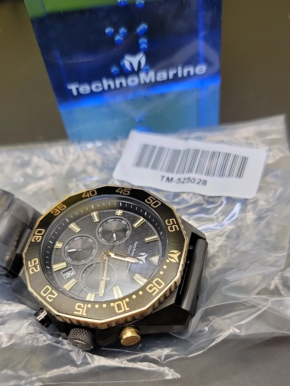 NEW Invicta TechnoMarine Racing Legends Men's Watch - 44.2mm, Black TM-525028